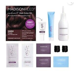 Madison Reed Radiant Permanent Hair Color Kit With Bonus Pro Boost Trieste 5NRM